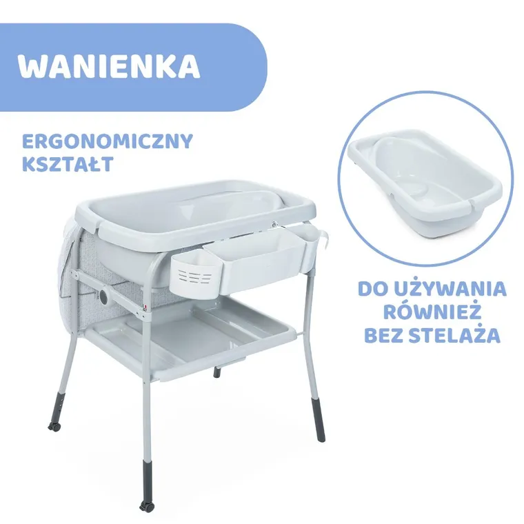 Chicco, Cuddle&Bubble, wanienka z przewijakiem, Dots