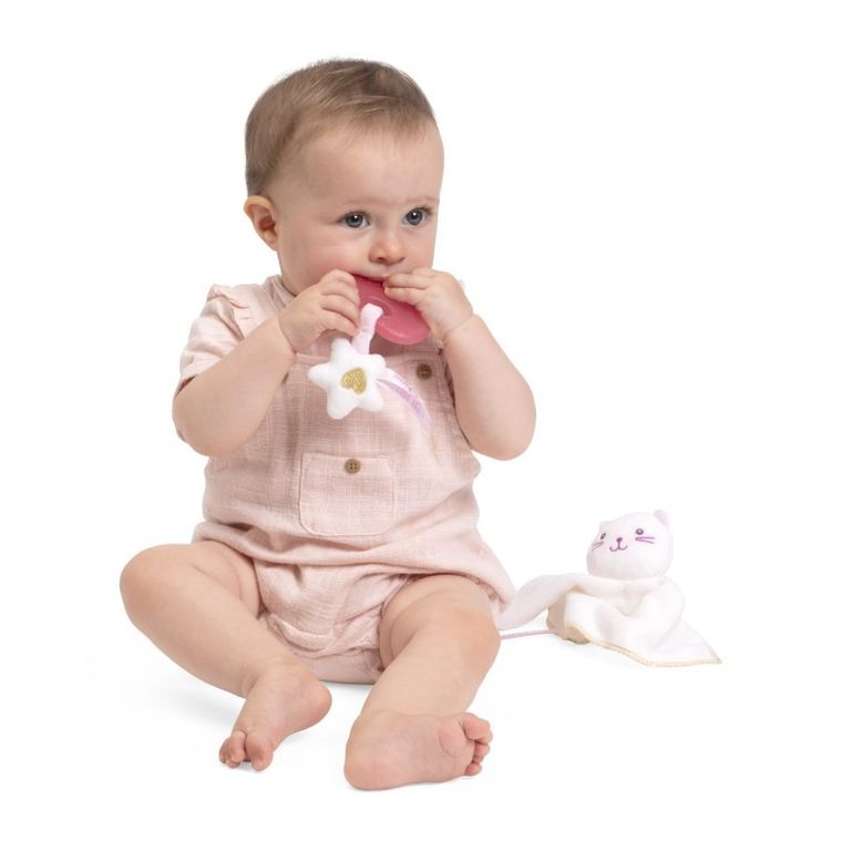 Chicco, Doll, Moja Pierwsza Lalka, zestaw, lalka bobas z przytulanką i gryzakiem