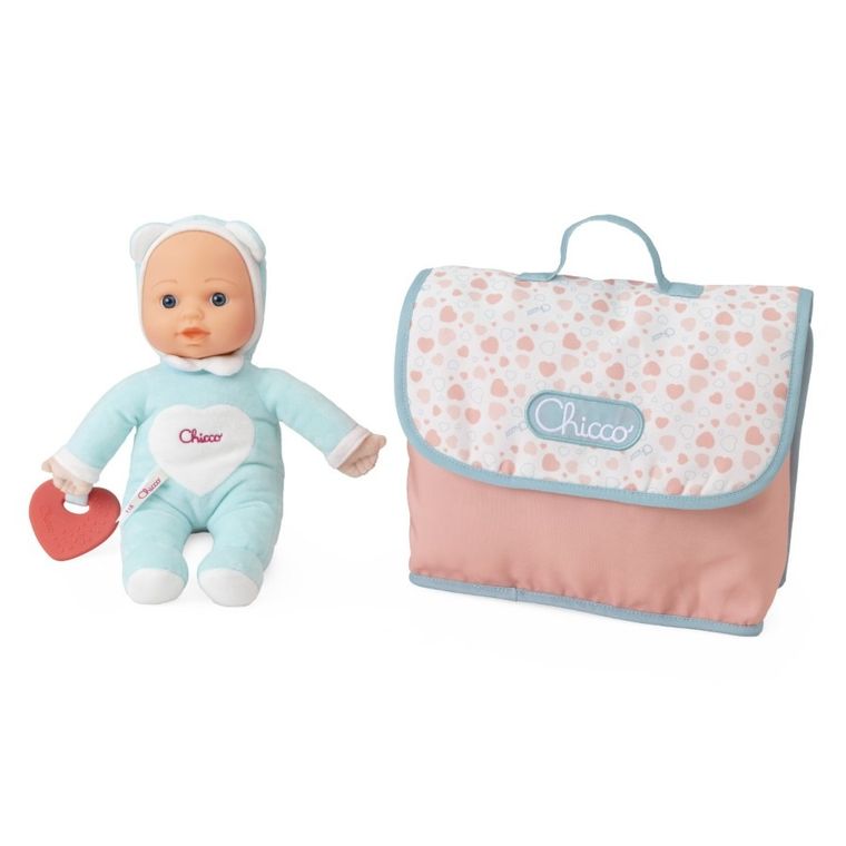 Chicco, Dolls, lalka bobas z torbą do przewijania