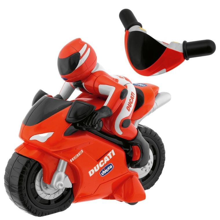 Chicco, Ducati, motor z figurką, pojazd zalnie sterowany