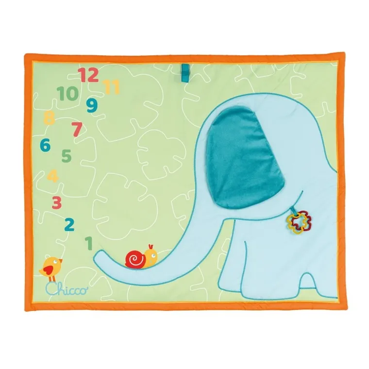 Chicco, ECO+, miękka mata do zdjęć dla niemowląt, Słonik, 72-90 cm