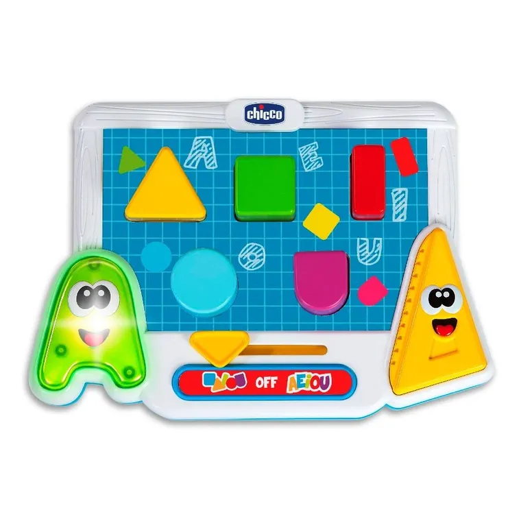 Chicco, Edu kolorowe samogłoski i kształty, zabawka edukacyjna