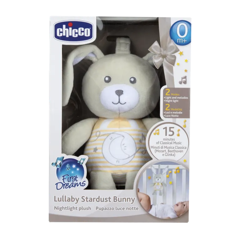 Chicco, First Dreams, Muzyczny Króliczek, zabawka interaktywna