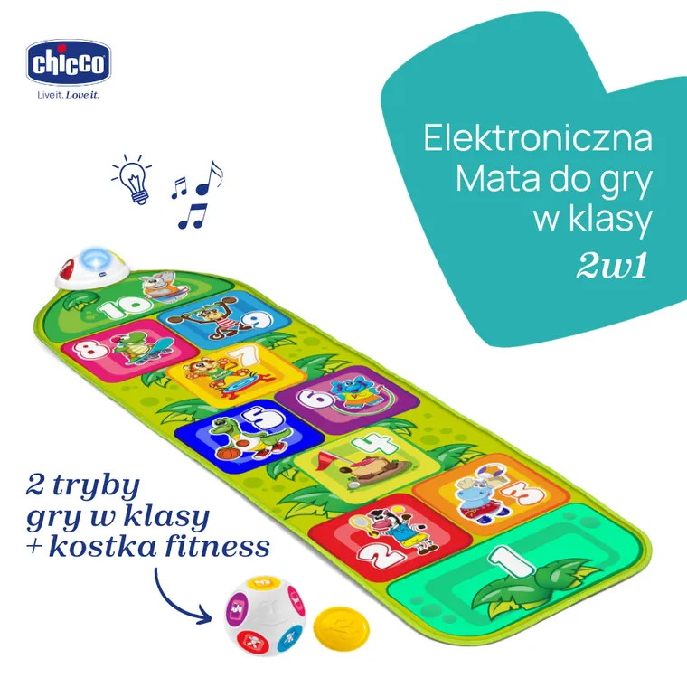 Chicco, Fit&Fun, elektroniczna mata do gry w klasy