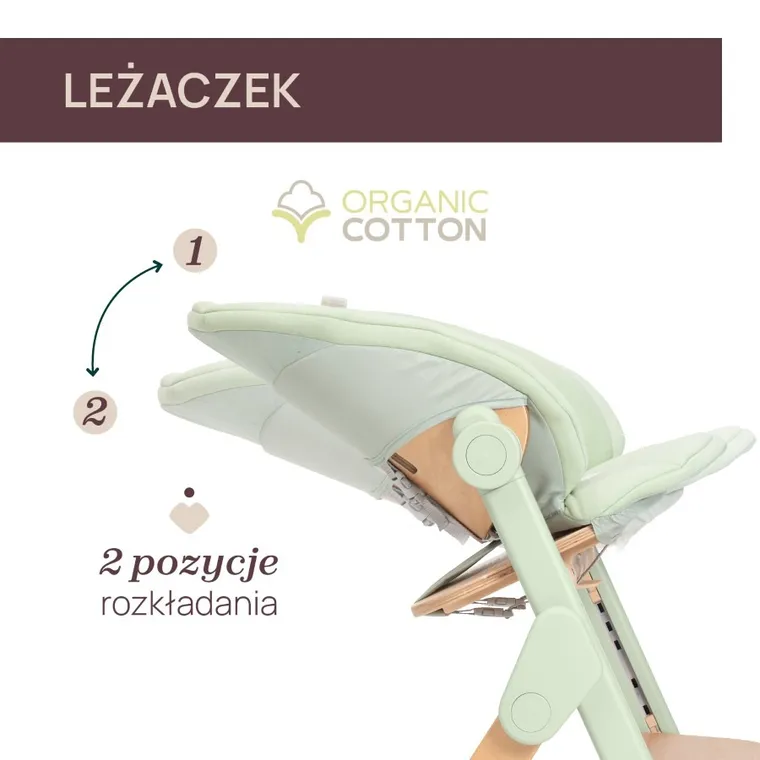 Chicco, Meraviglia, ewolucyjne krzesełko do karmienia, olive