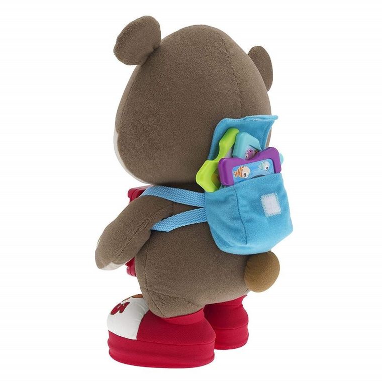 Chicco, Miś podróżnik,  dwujęzykowa zabawka interaktywna, 33 cm