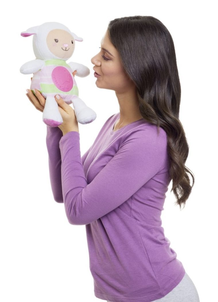 Chicco, Owieczka z projektorem, zabawka niemowlęca, różowa