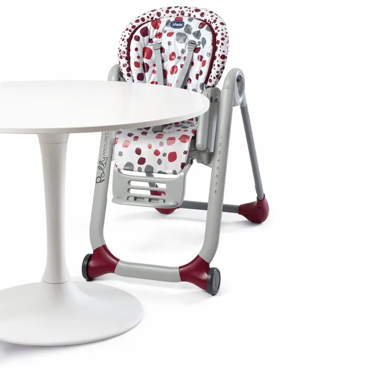 Chicco, Polly Progress Grey, krzesełko leżaczek, 5w1