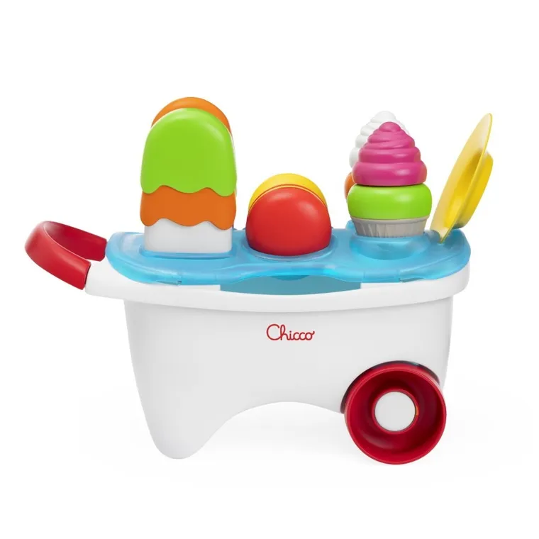 Chicco, Smart2Play, wózek z lodami, 19 elementów