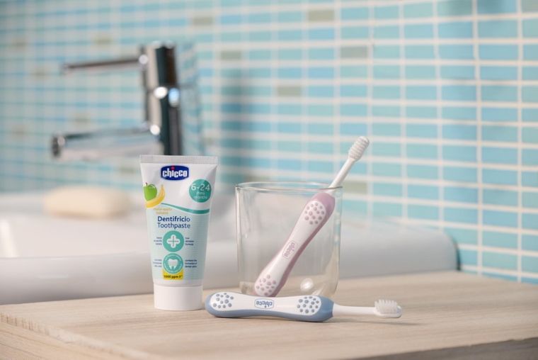 Chicco, szczoteczka do zębów, Lila, 6-36 m