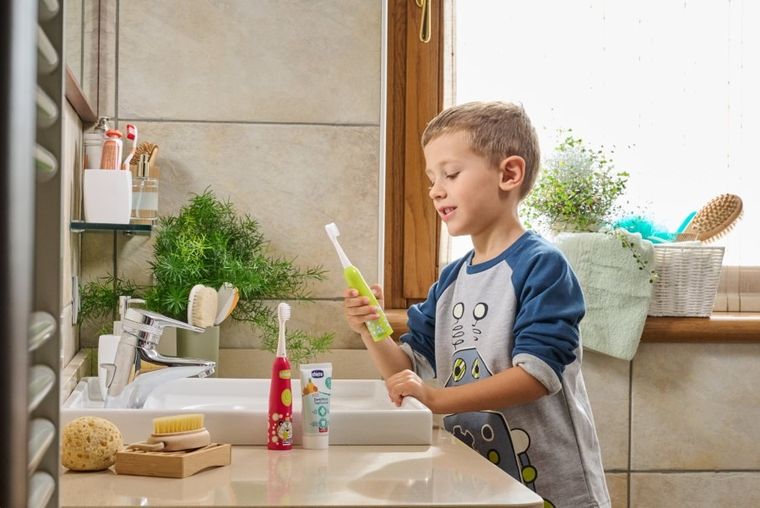 Chicco, Tiger, szczoteczka elektryczna do zębów, 3l+