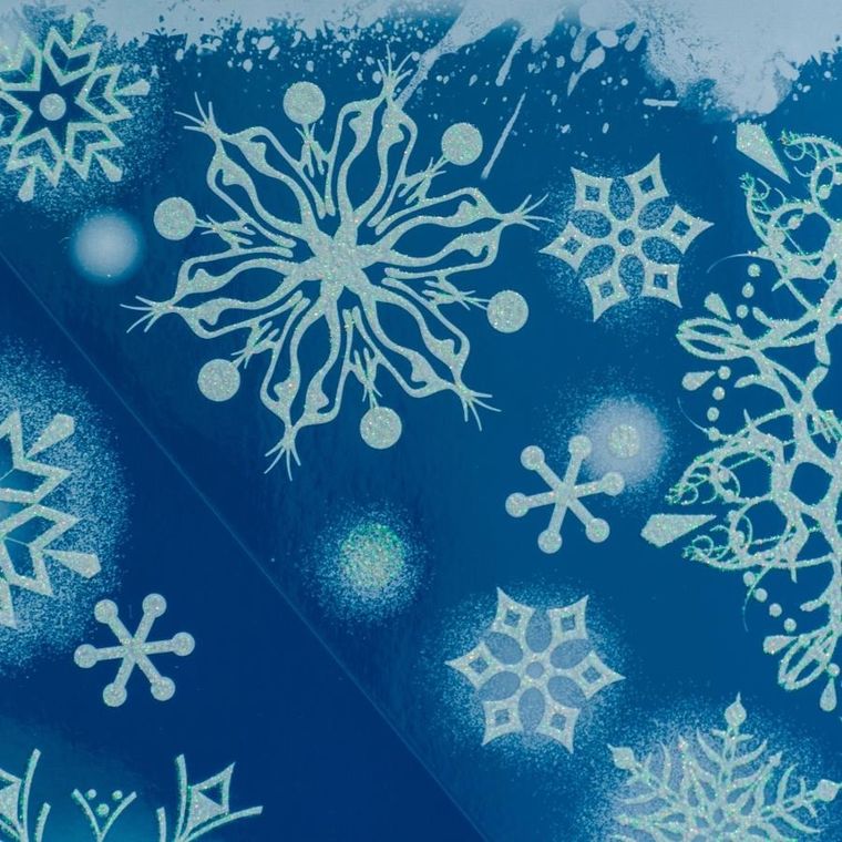 Christmas Decoration, naklejka na okno, 30-42 cm