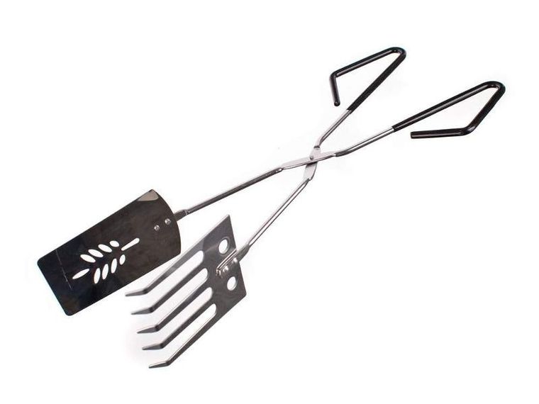 Chromowane szczypce BBQ, 38 cm