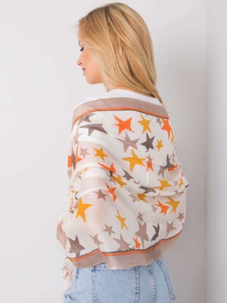 Chustka damska, beżowa, Factory Price