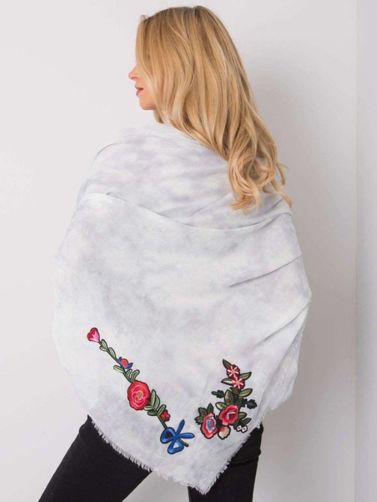 Chustka damska, szara, Factory Price