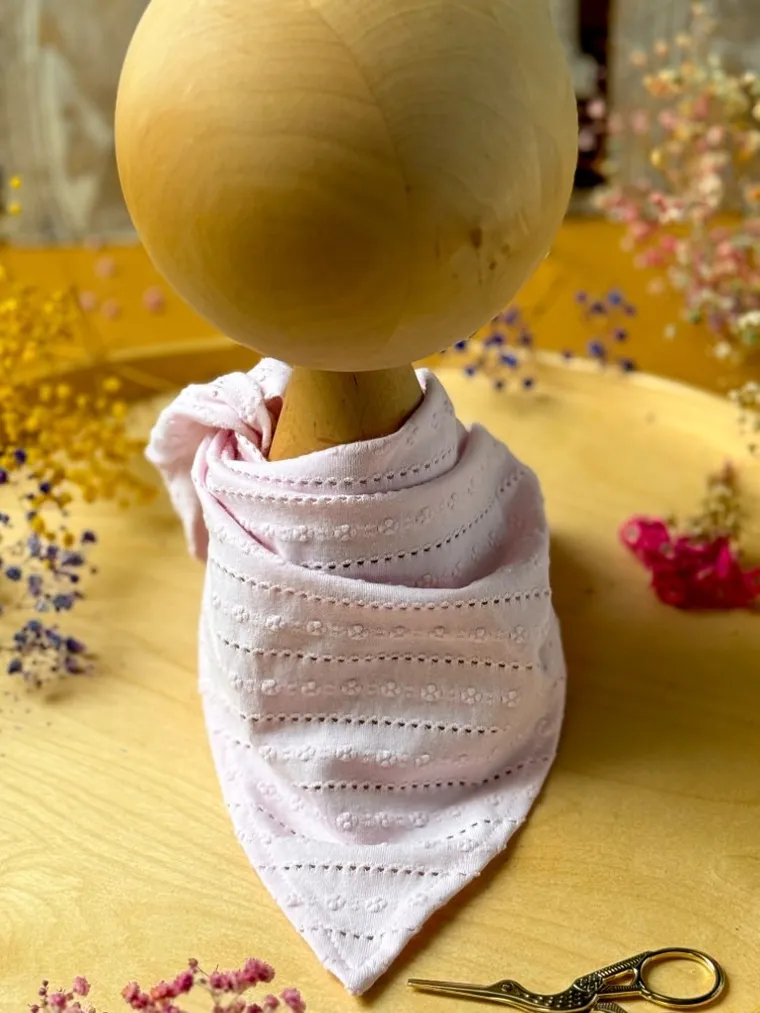 Chustka dziewczęca, 3w1, jasnoróżowa, Iltom