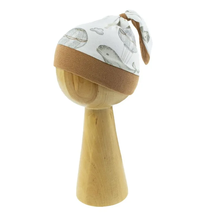 Chustka na głowę chłopięca, biała, Nicol