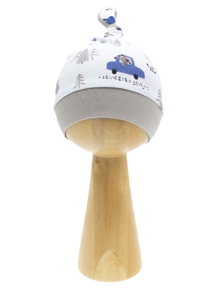 Chustka na głowę chłopięca, biała, Nicol