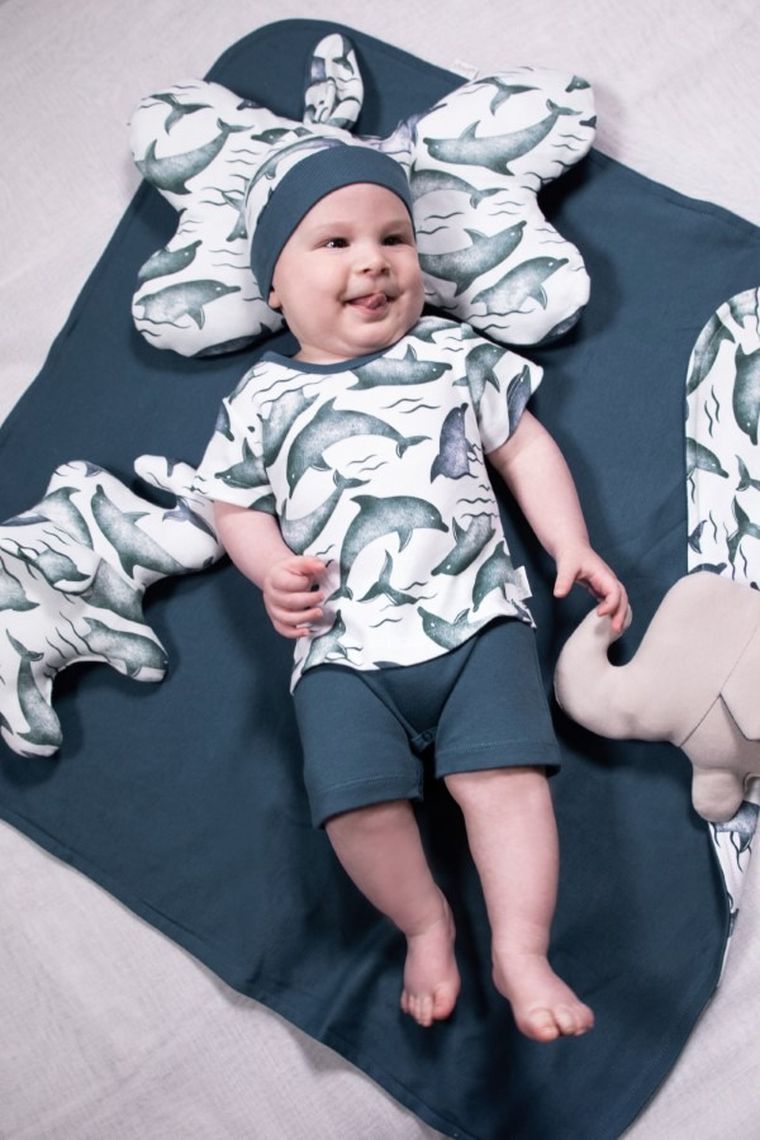 Chustka na głowę chłopięca, mix, Nicol