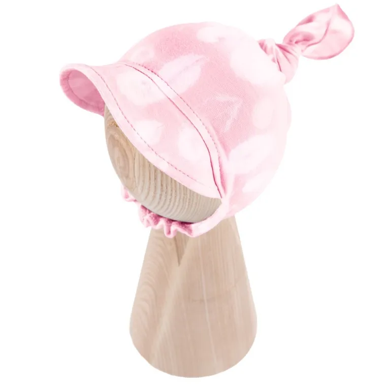 Chustka na głowę dziewczęca, bambusowa, różowa, Eevi