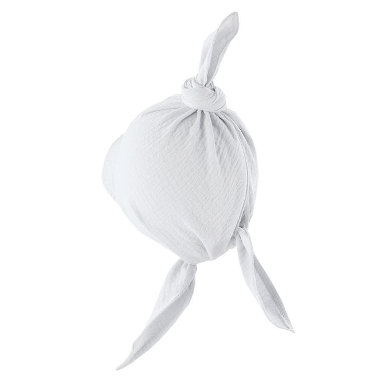 Chustka na głowę niemowlęca, biała, Eevi