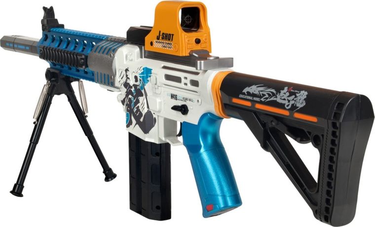 Ciuciubabka, Galactic Blasters, Nacierajacy mocarz, elektryczny pistolet na strzałki piankowe