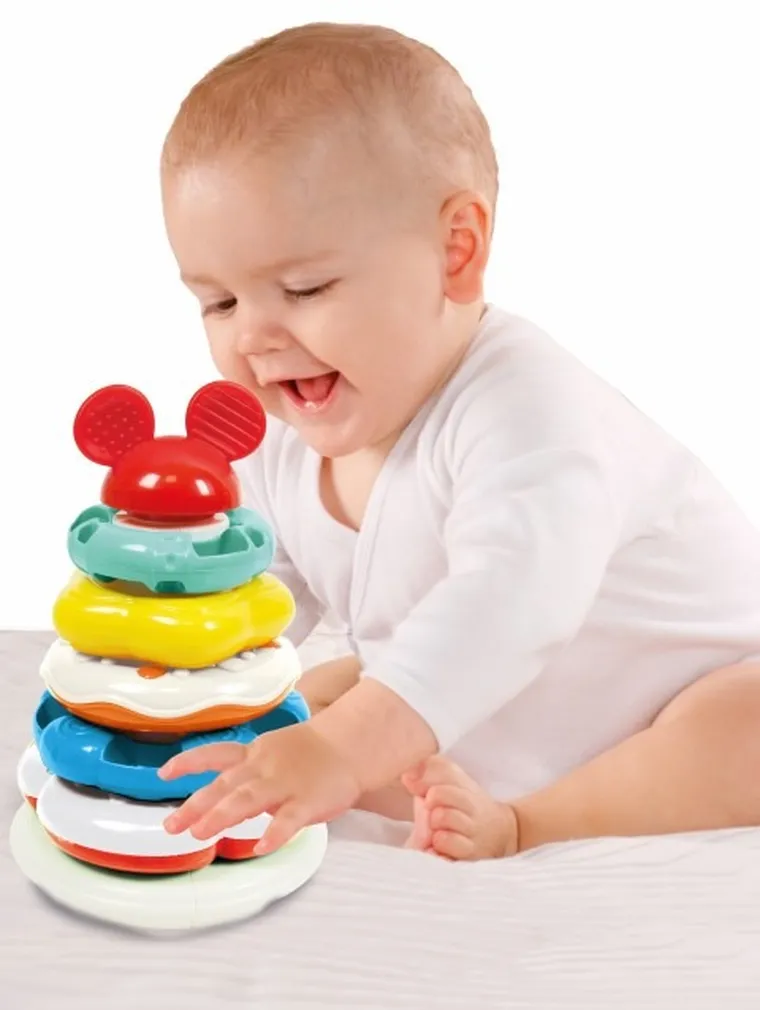Clementoni, Baby, Disney, kolorowa wieża