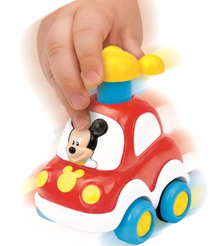Clementoni, Baby, Disney, Press and Go! autko, 1 szt.