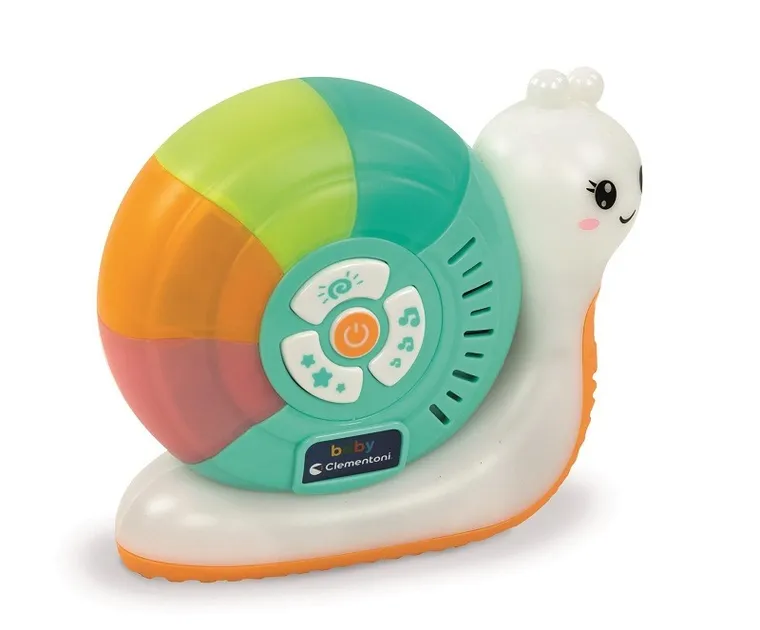 Clementoni, Baby, interaktywna lampka nocna, ślimak