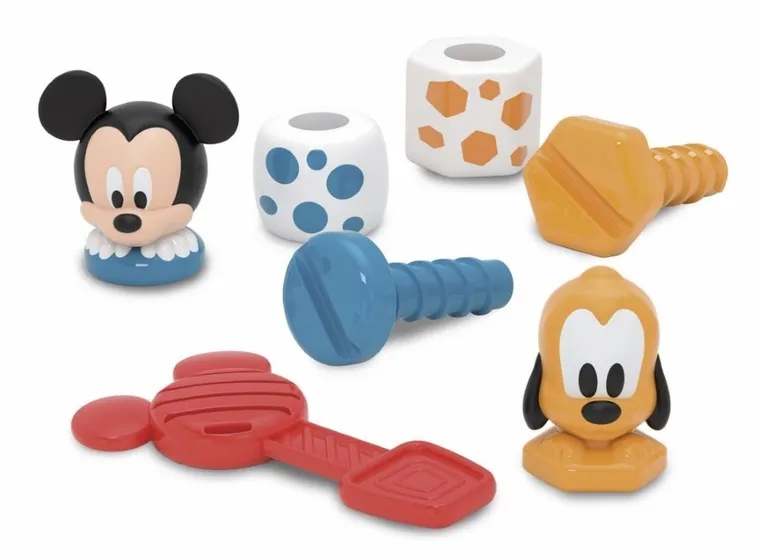 Clementoni, Baby, Myszka Miki, Zbuduj i baw się, gra edukacyjna