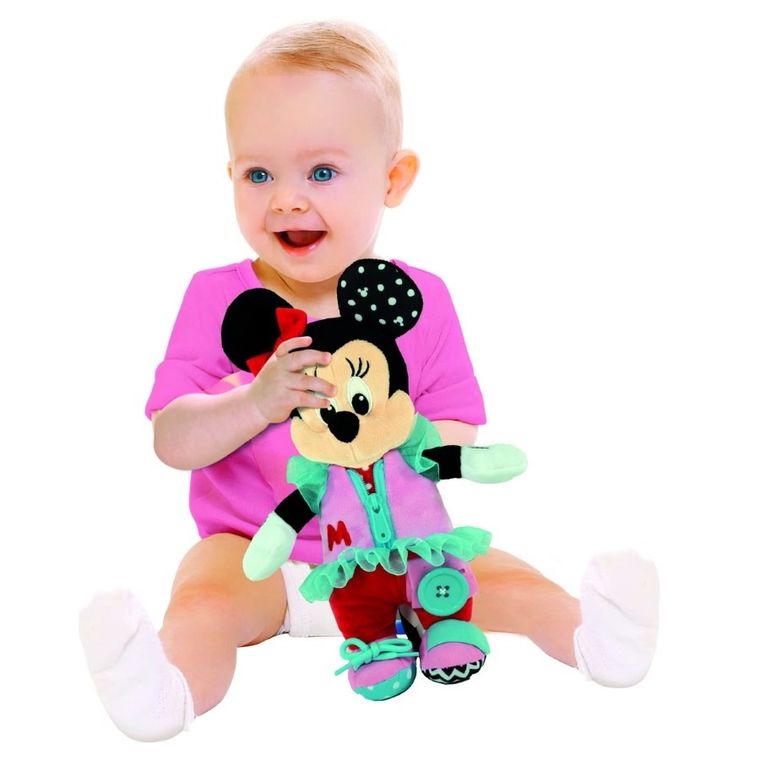 Clementoni, Baby, Myszka Minnie, maskotka