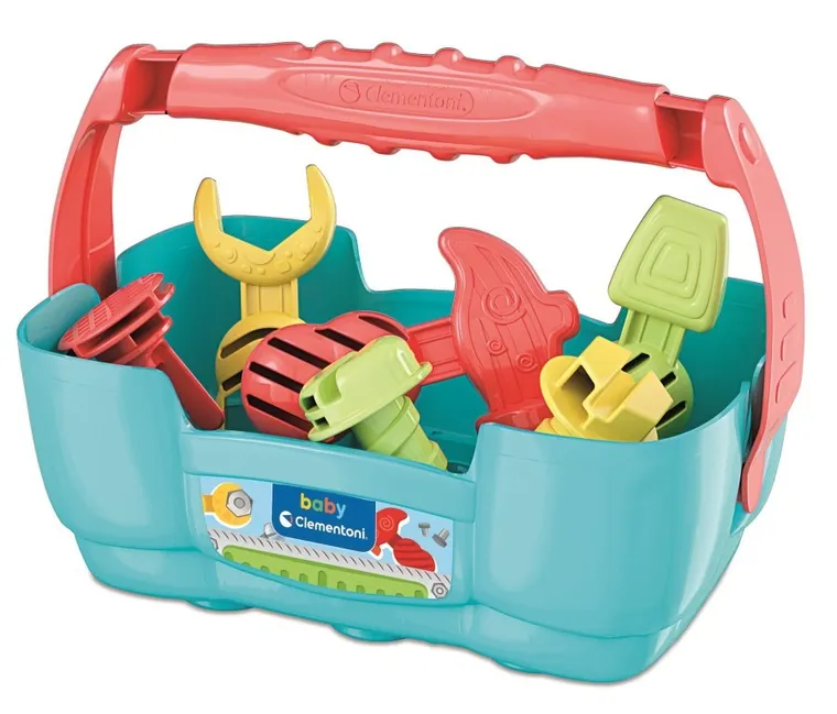 Clementoni, Baby, Stolik majsterkowicza, zestaw narzędzi