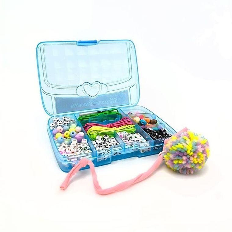 Clementoni, Crazy Chic, Fabryka wiadomości, zestaw koralików do robienia biżuterii