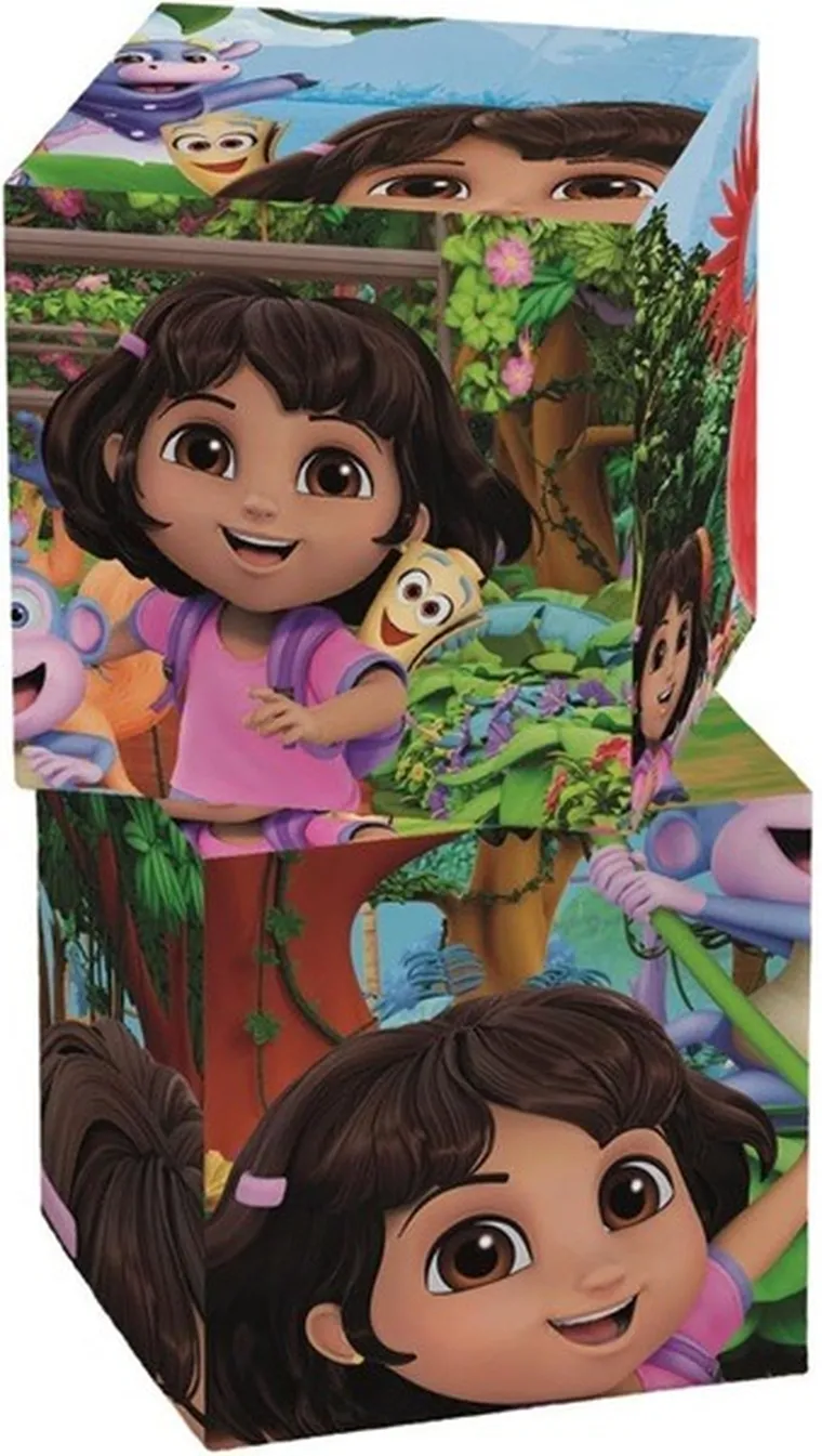 Clementoni, Dora, klocki obrazkowe, 12 elementów