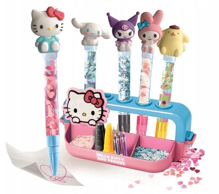 Clementoni, Idea, Hello Kitty, Fabryka długopisów, zestaw kreatywny