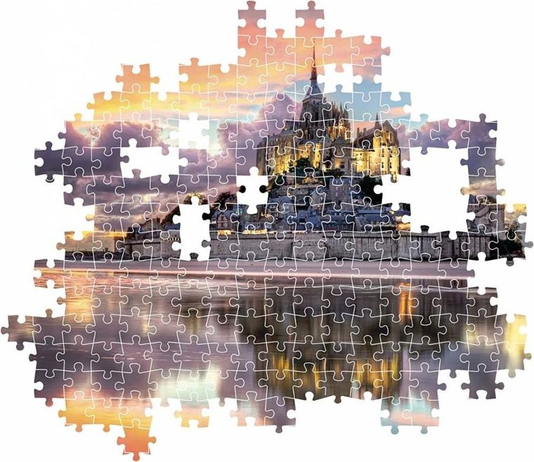Clementoni, Le Magnifique Mont Saint-Michel, puzzle, 1000 elementów