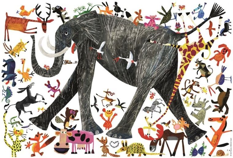 Clementoni, Moje puzzle, zwierzęta, 24 elementy