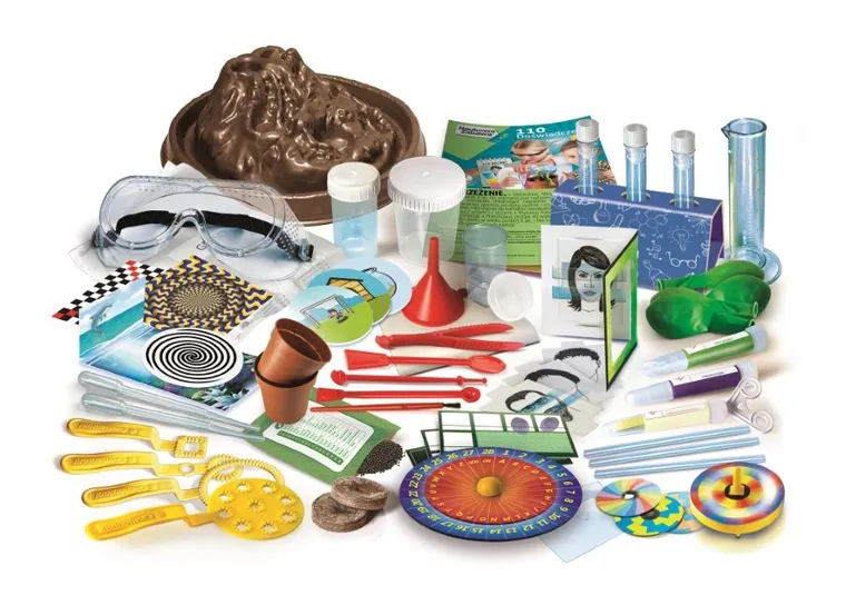 Clementoni, Naukowa Zabawa, 110 eksperymentów, zestaw edukacyjny