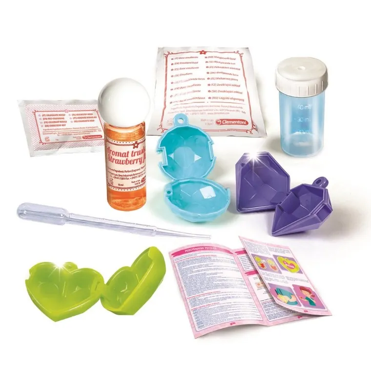 Clementoni, Naukowa zabawa, Błyszczyki, zabawka edukacyjna