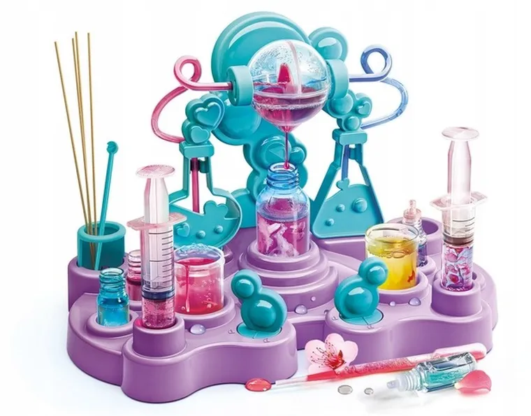 Clementoni, Naukowa Zabawa, Laboratorium Perfum Deluxe, zestaw kreatywny