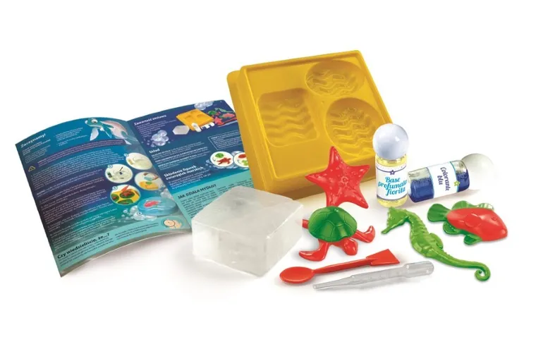 Clementoni, Naukowa zabawa, Morskie mydełka, zestaw kreatywny