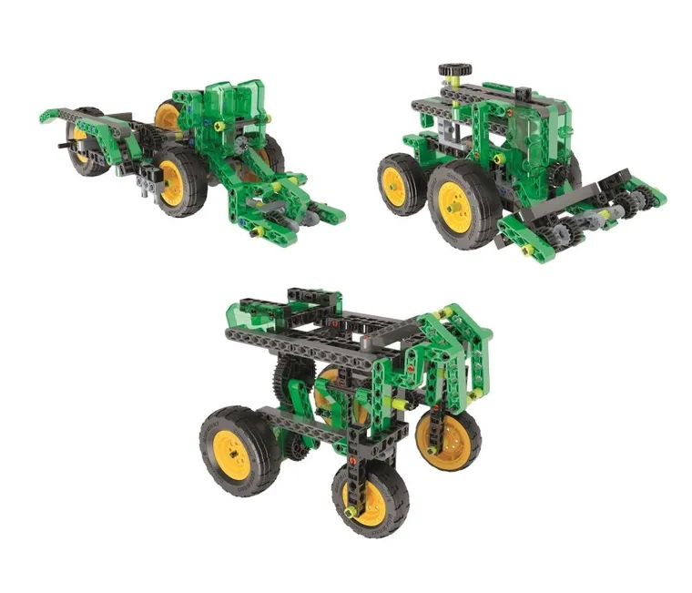 Clementoni, Naukowa Zabawa, Technologic, Laboratorium Mechaniki, Maszyny rolnicze, zestaw edukacyjny, 200 elementów