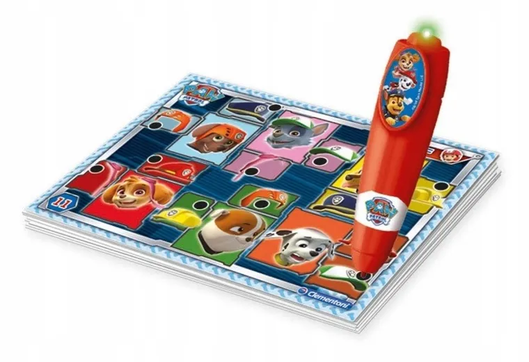 Clementoni, Psi Patrol, Interaktywny Quiz, gra edukacyjna