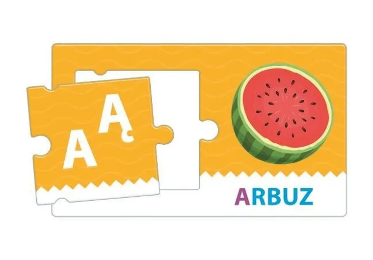 Clementoni, Uczę się bawiąc, Alfabet, karty edukacyjne