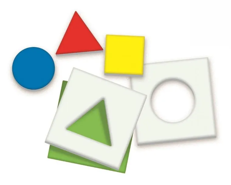 Clementoni, Uczę się bawiąc, Kształty i kolory, układanka edukacyjna