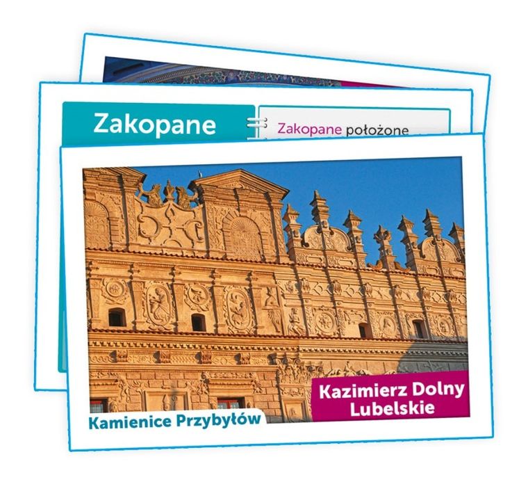 Clementoni, Uczę Się Bawiąc, Odkrywamy Polskę, puzzle, 104 elementy