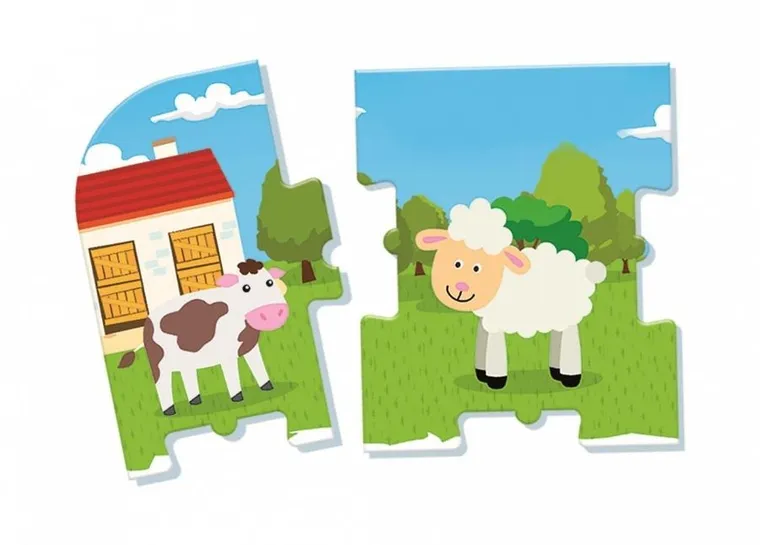 Clementoni, Uczę się bawiąc, Zwierzęta na farmie, zestaw edukacyjny