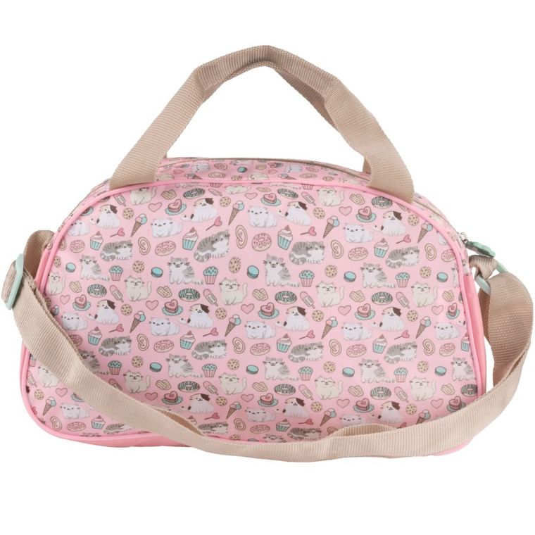 Cleo i Frank, torba podróżna, Kot, 39-24-12 cm