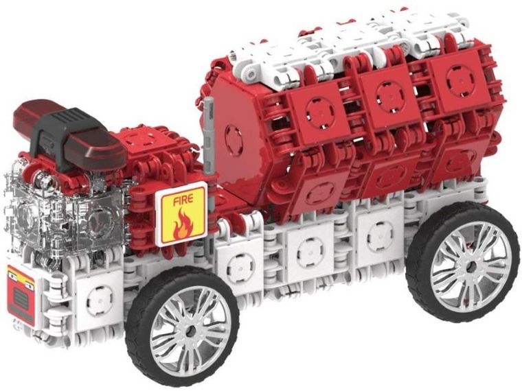 Clicformers, Rescue, Straż Pożarna, klocki konstrukcyjne, 73 elementów