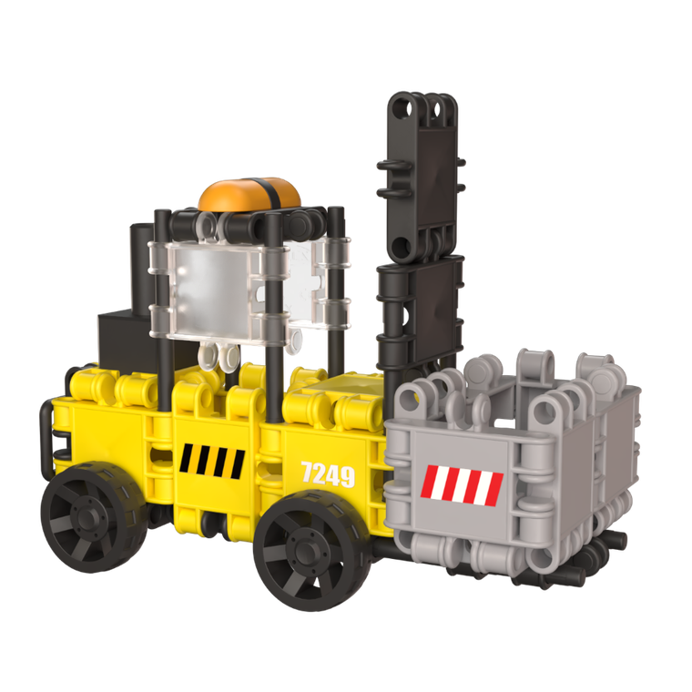 Clics, Maszyny budowlane, klocki konstrukcyjne, 123 elementy